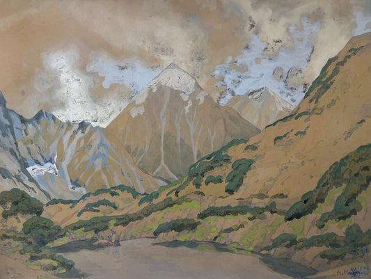 Оригинална картина на Александър Миленков "Ел-Тепе", 1927 от Галерия Роял