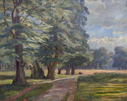 Оригинална картина на Александър Миленков "Гора", 1935 от Галерия Роял