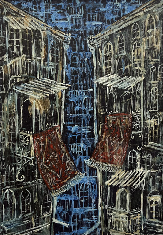 Оригинална картина на Аскер Аскеров "Баку", 2004 от Галерия Роял