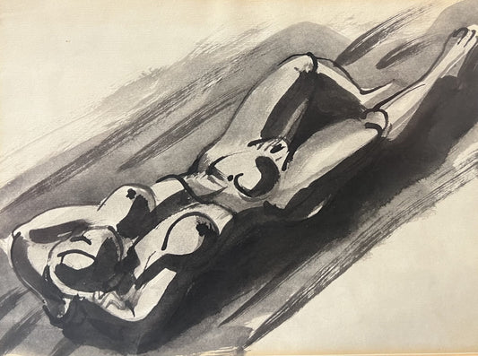 Оригинална картина на Атанас Яранов "Голо Тяло" от Галерия Роял