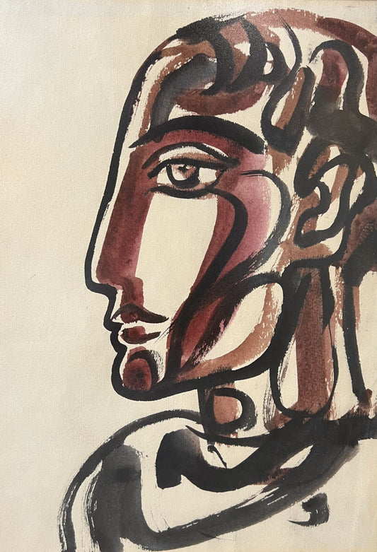 Оригинална картина на Атанас Яранов "Мъжки Портрет" от Галерия Роял