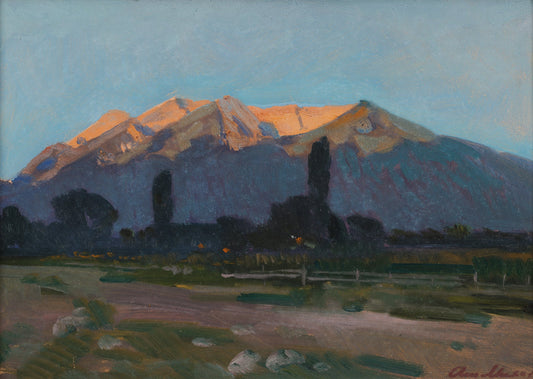 Оригинална картина на Атанас Михов - "Планински пейзаж" от Галерия Роял