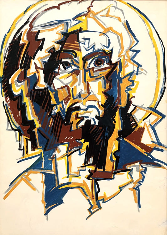 Оригинална картина на Атанас Пацев "Исус Христос" от Галерия Роял