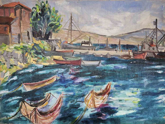 Оригинална картина на Атанас Пацев "Созопол" от Галерия Роял