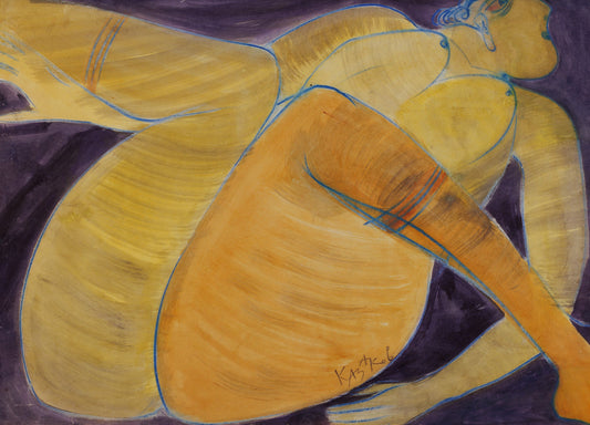 Оригинална картина на Димитър Казаков - НЕРОН "Голо тяло" от Галерия Роял