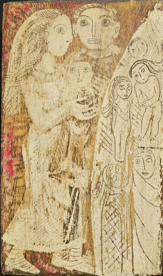 Оригинална картина на Димитър Казаков - Нерон "Семейство" от Галерия Роял