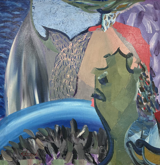 Оригинална картина на Едмонд Дермиджан "Абстракция" от Галерия Роял