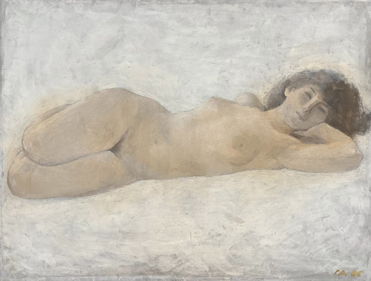 Оригинална картина на Генчо Денчев "Голо Тяло", 1986г. от Галерия Роял