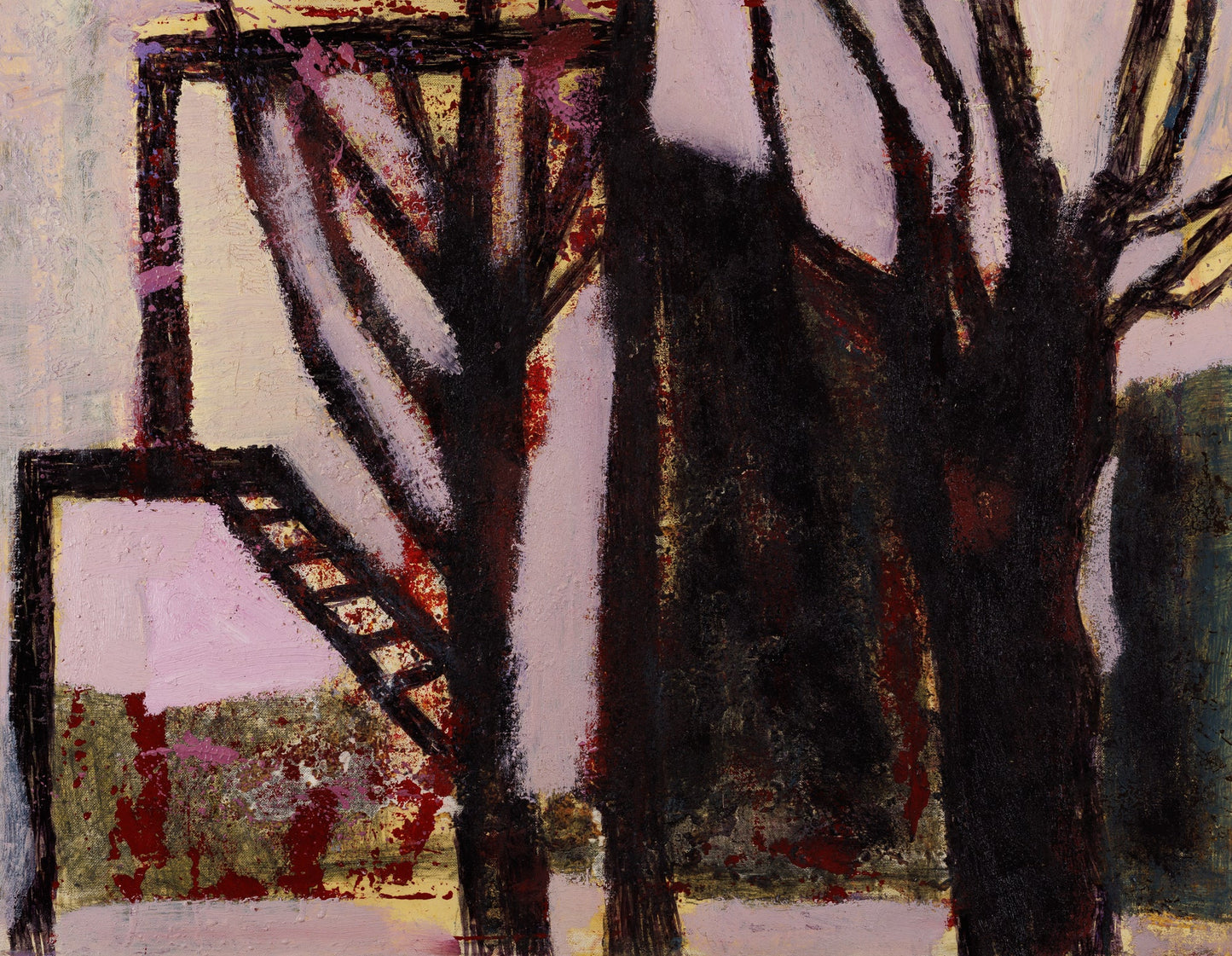 Оригинална картина на Генко Генков "Стълба" от Галерия Роял