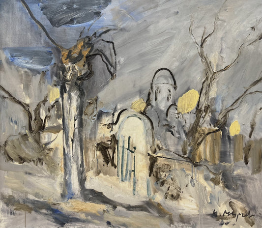 Оригинална картина на Ивайло Мирчев "Храм" от Галерия Роял