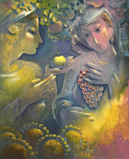 Оригинална картина на Кеазим Исинов "Самодиви" от Галерия Роял