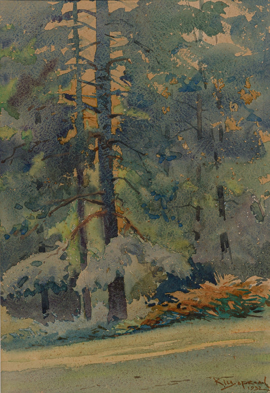 Оригинална картина на Константин Щъркелов “Горски пейзаж” 2 от Галерия Роял