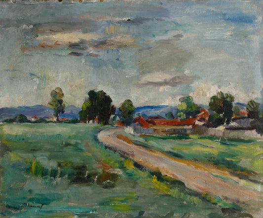 Оригинална картина на Константин Трингов "Пейзаж" от Галерия Роял