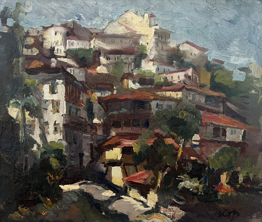 Оригинална картина на Константин Трингов "Велико Търново" от Галерия Роял