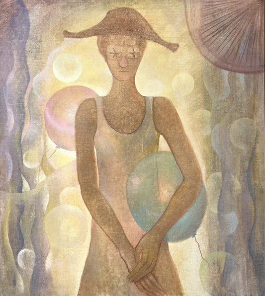 Оригинална картина на Мари-Терез Господинова "Арлекина" от Галерия Роял