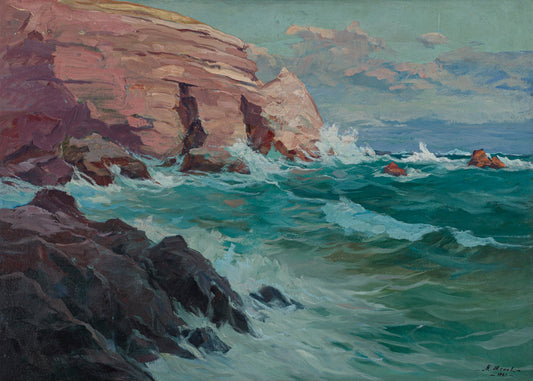 Оригинална картина на Марио Жеков "Морски пейзаж" от Галерия Роял