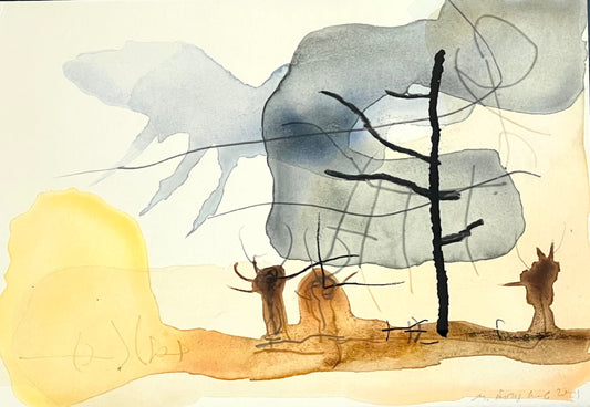 Оригинална картина на Милко Божков "Пейзаж" от Галерия Роял