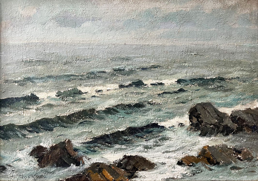 Оригинална картина на Наполеон Алеков "Морски Вълни" от Галерия Роял