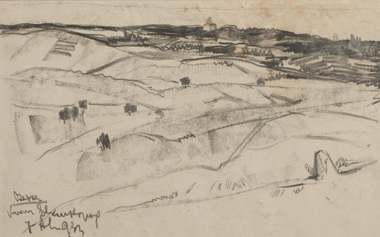 Оригинална картина на Никола Танев "Варна, Евксиноград, 1933г." от Галерия Роял