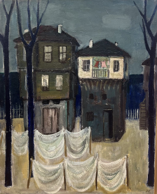 Оригинална картина на Роксандра Костова "Къщи от Созопол" от Галерия Роял