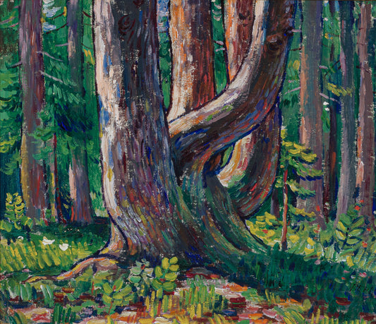 Оригинална картина на Стоян Венев "Чудатия чинар" от Галерия Роял