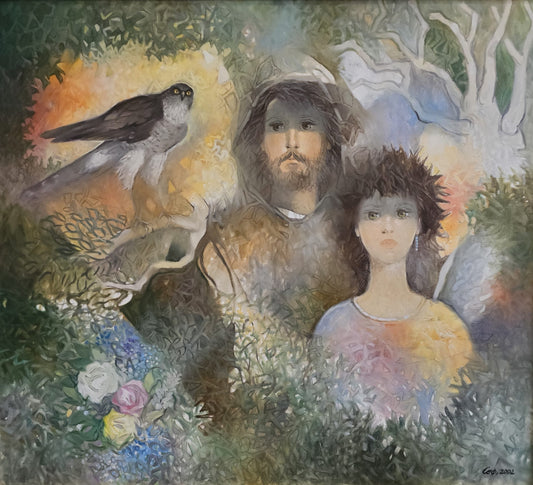 Оригинална картина на Сули Сеферов "Молитва" от Галерия Роял