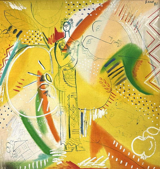 Оригинална картина на Тодор Ваков "Майчинство",  1983 от Галерия Роял