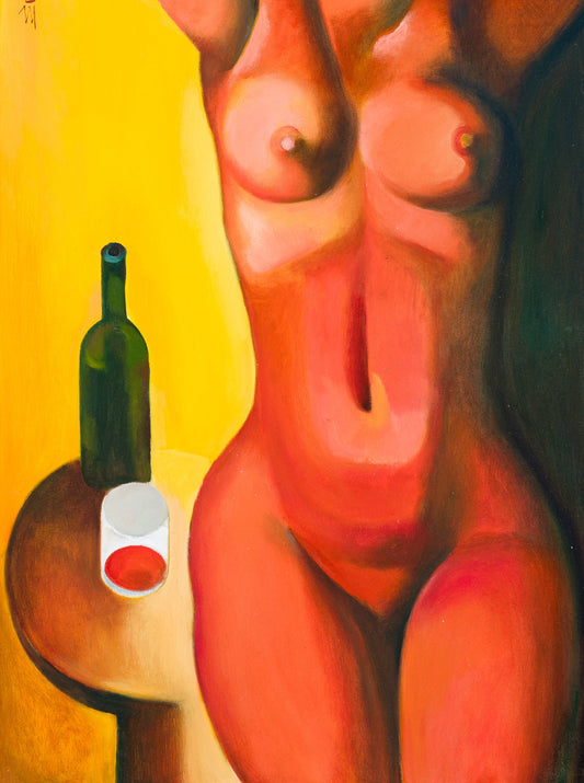 Оригинална картина на Тома Трифоновски "Голо тяло" от Галерия Роял